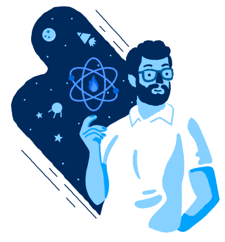 man with windows of pc