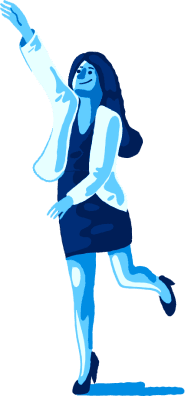 man with windows of pc